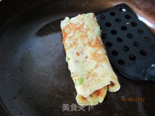 鸡蛋瓠子肉糜面饼的做法步骤：14