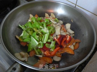 多彩杏鲍菇的做法步骤：11