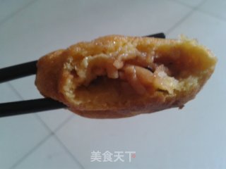 无糖苹果馅南瓜甜饼的做法步骤：3
