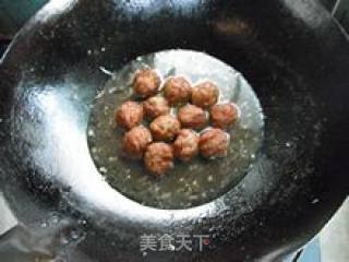 一口一个的迷你狮子头-----浇汁小肉丸的做法步骤：6