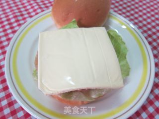 【花生鸡肉汉堡】5分钟就搞定的早餐的做法步骤：6