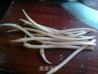 清炒藕心菜的做法步骤：1