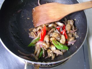 蚝香彩椒爆鳗片的做法步骤：10