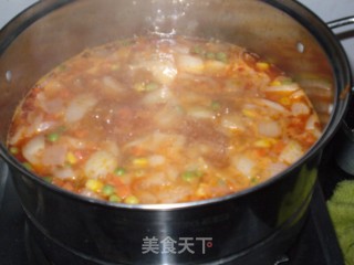 洋葱杂菜汤的做法步骤：9