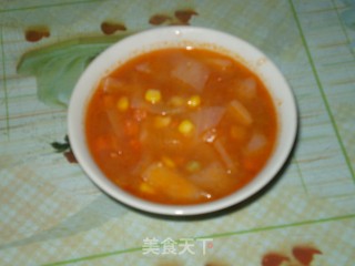 洋葱杂菜汤的做法步骤：10