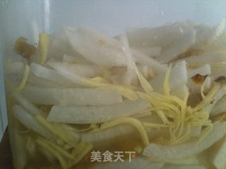 夏季凉菜必备——泡椒腌萝卜丝的做法步骤：13
