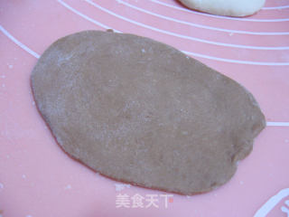 长头发的小姑娘面包的做法步骤：3