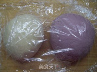 梦幻紫薯馒头的做法步骤：4