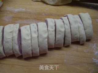 梦幻紫薯馒头的做法步骤：7