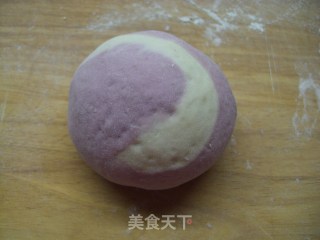 梦幻紫薯馒头的做法步骤：12