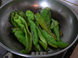 糖醋虎皮青椒的做法步骤：3