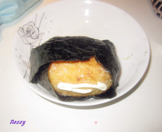 紫菜黄金饭团包的做法步骤：7