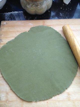 燕麦豆渣抹茶卷的做法步骤：5