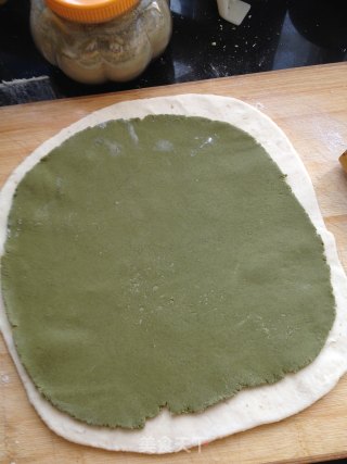 燕麦豆渣抹茶卷的做法步骤：6