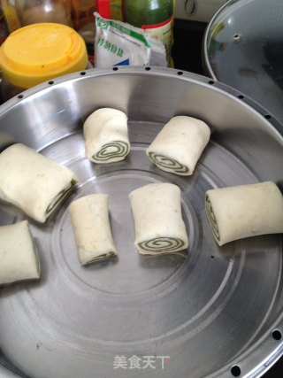 燕麦豆渣抹茶卷的做法步骤：9