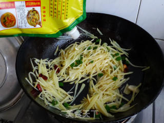 酸辣土豆丝的做法步骤：8