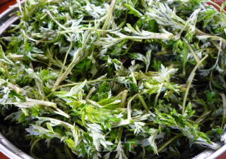 田艾饼，米果，米耙，田艾粑的做法步骤：2