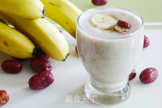 香蕉红枣奶昔的做法步骤：9