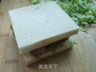 三明治的做法步骤：12