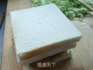 三明治的做法步骤：14