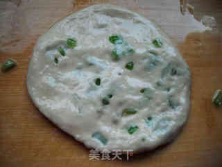 【油条家族】青椒油饼的做法步骤：6