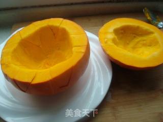 南瓜蒸腊鱼的做法步骤：2
