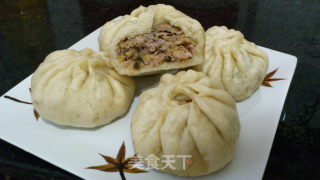 酸菜猪肉包子的做法步骤：16