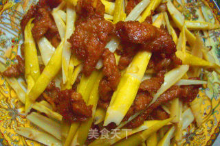 瘦肉炒竹笋的做法步骤：8