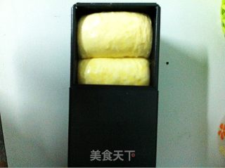 我的第一款吐司，简单的奶香吐司450克的做法步骤：13