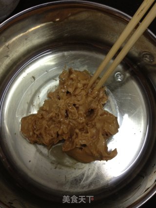 酥得掉渣的花生酱饼干的做法步骤：2