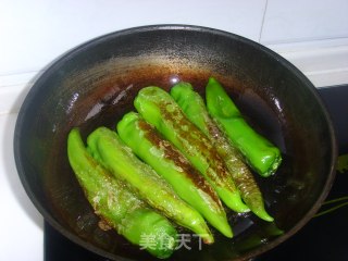 酱焖尖椒茄子的做法步骤：3