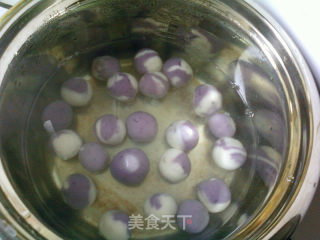 美丽心情*紫薯双色汤圆的做法步骤：7