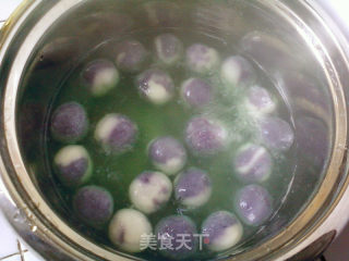 美丽心情*紫薯双色汤圆的做法步骤：8