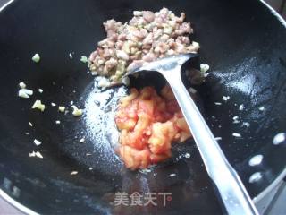 酱香肉末菊花茄的做法步骤：10