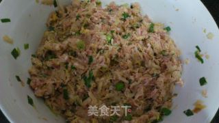 酸菜猪肉蒸饺的做法步骤：7