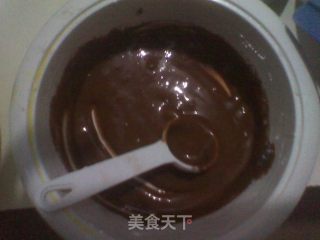 巧克力花纹夹心蛋糕的做法步骤：3