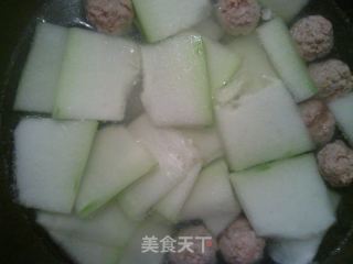 给奶奶的汤——冬瓜肉丸汤的做法步骤：7