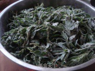 蒸扫帚苗苦累的做法步骤：4