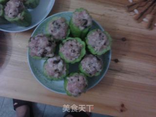 正宗客家酿苦瓜的做法步骤：1