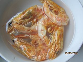 青菜虾干肉丸面的做法步骤：6