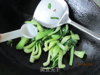 青菜虾干肉丸面的做法步骤：10