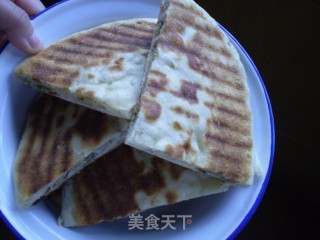 椒盐芝麻葱花饼的做法步骤：13