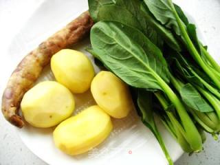 腊肠土豆焖饭的做法步骤：1