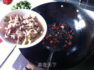 豆豉炒肉丝的做法步骤：4