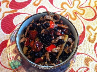 豆豉炒肉丝的做法步骤：5