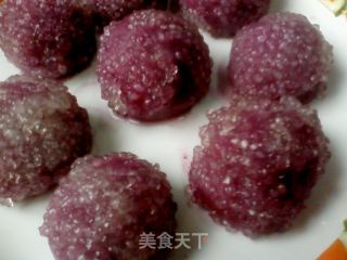 紫薯塔塔蒸的做法步骤：1