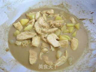 泰式咖喱鸡片的做法步骤：8