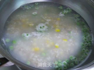 豌豆麦片粥的做法步骤：4