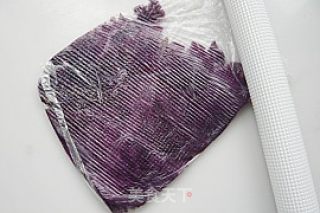 紫薯卡通小油饼的做法步骤：2