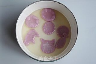 紫薯卡通小油饼的做法步骤：6